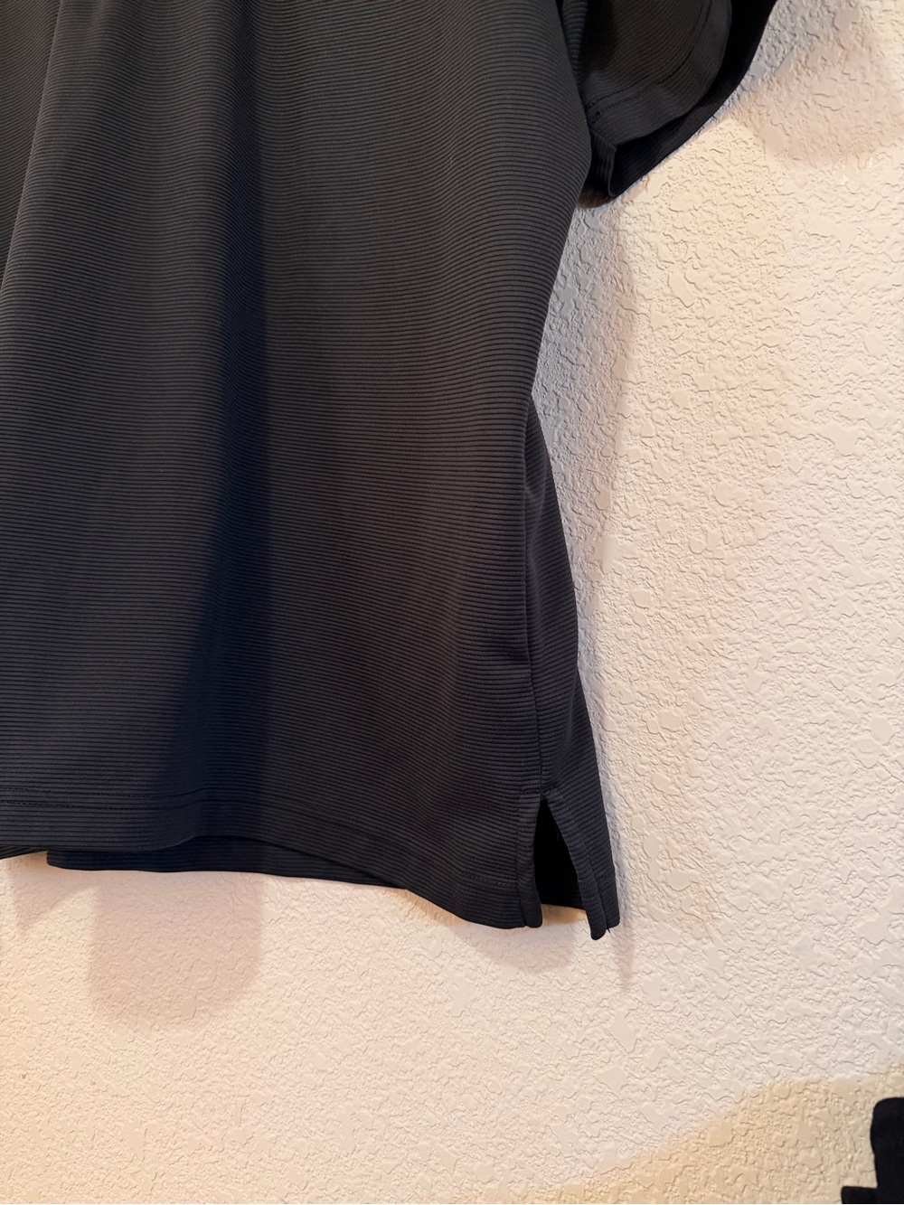Cubavera Men’s Black Ribber Polo Golf Shirt Sz Large NWT - Picture 5 of 8